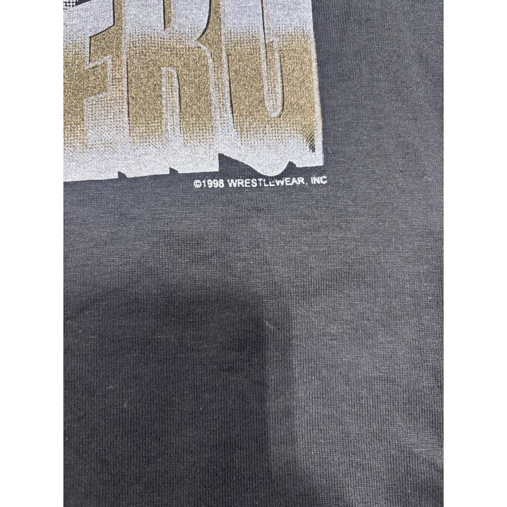 Vintage 1996 Goldberg WCW Shirt Mens Small Single Stitch WrestleWear NWO Era - Picture 3 of 7
